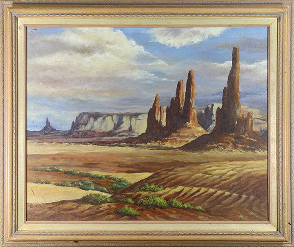 Painting, View of Monument Valley (1 of 1)