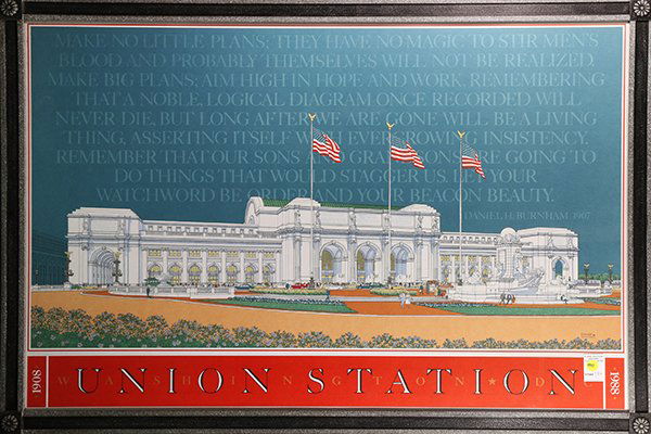 Print, Carlos Diniz, Union Station, Washington, 1908 - (1 of 1)