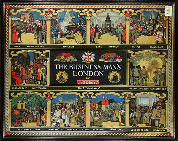 Print, Richard T. Cooper, The Business Man's London (1 of 1)