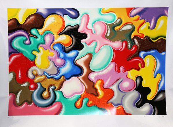 Print, Kenny Scharf, Lok Glob, 1988 (1 of 2)