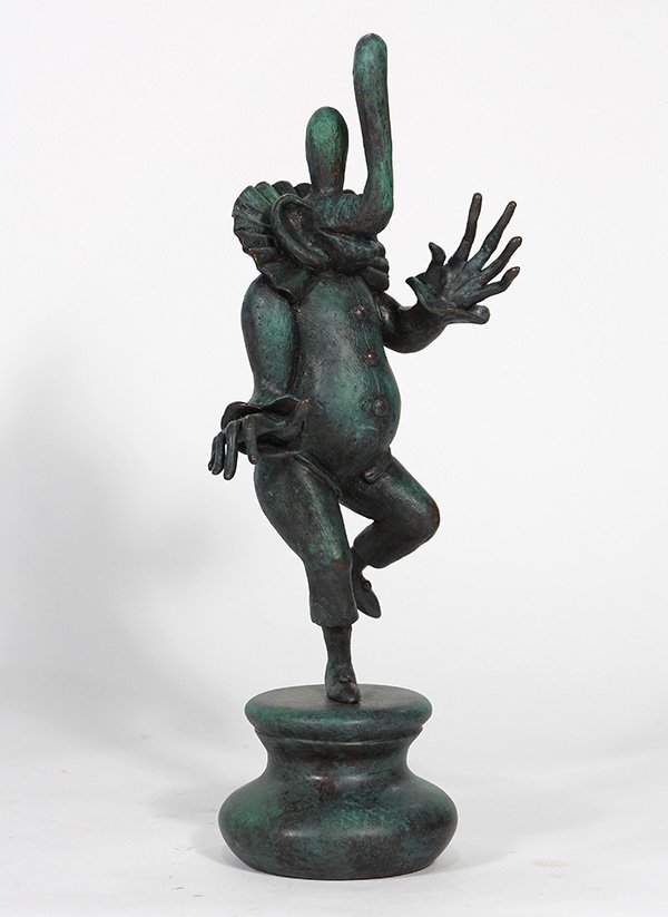 Abstract Figure, composite elephant clown sculpture, (1 of 5)
