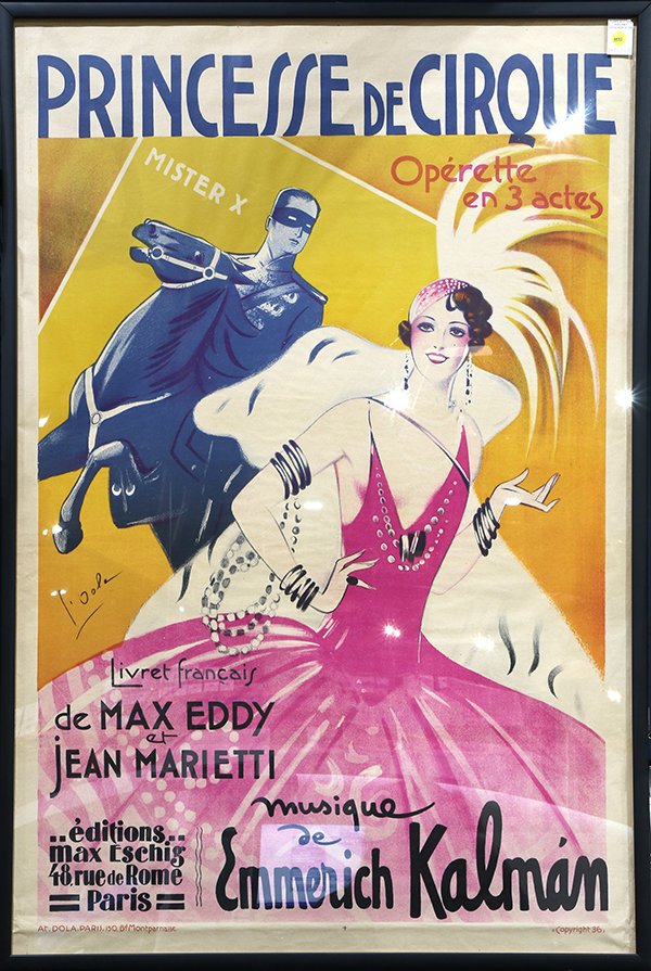 Poster, Georges Dola, Princesse de Cirque (1 of 1)