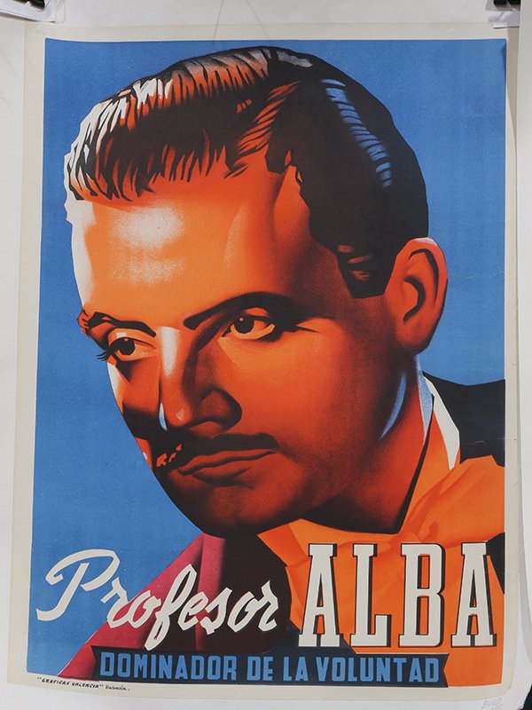Vintage Magic Poster, Profesor Alba Dominador De La (1 of 1)