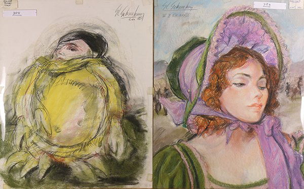 Drawings, Sheldon C. Schoneberg (1 of 8)