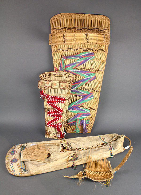 (lot of 3) Native American cradle boards (1 of 4)