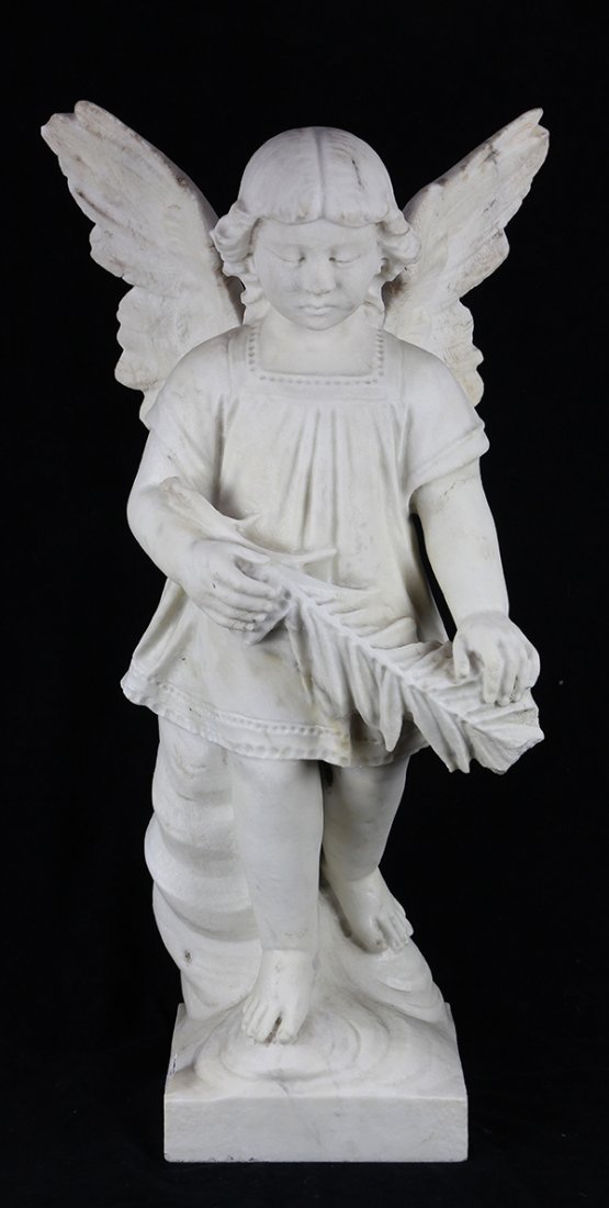 Continental marble figural sculpture (1 of 6)