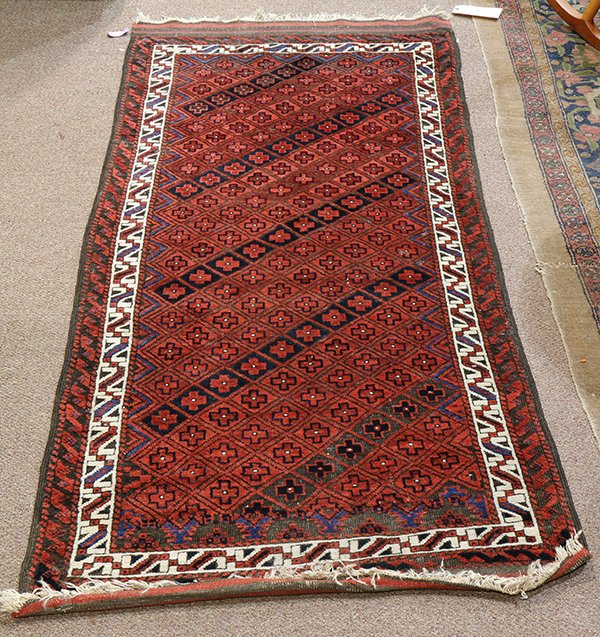Semi Antique Persian Balouch carpet (1 of 3)