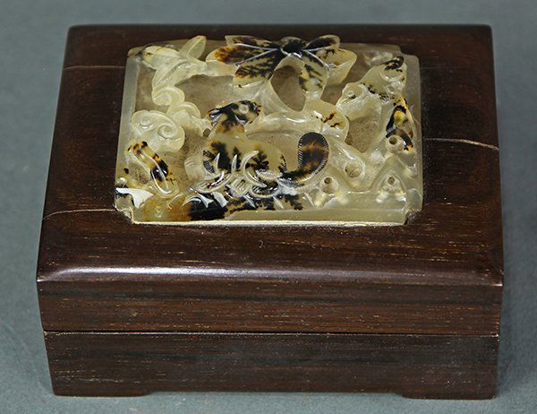Chinese Box with Agate Panel (1 of 3)