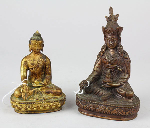 Two Copper Alloy Buddhist Sculptures (1 of 5)