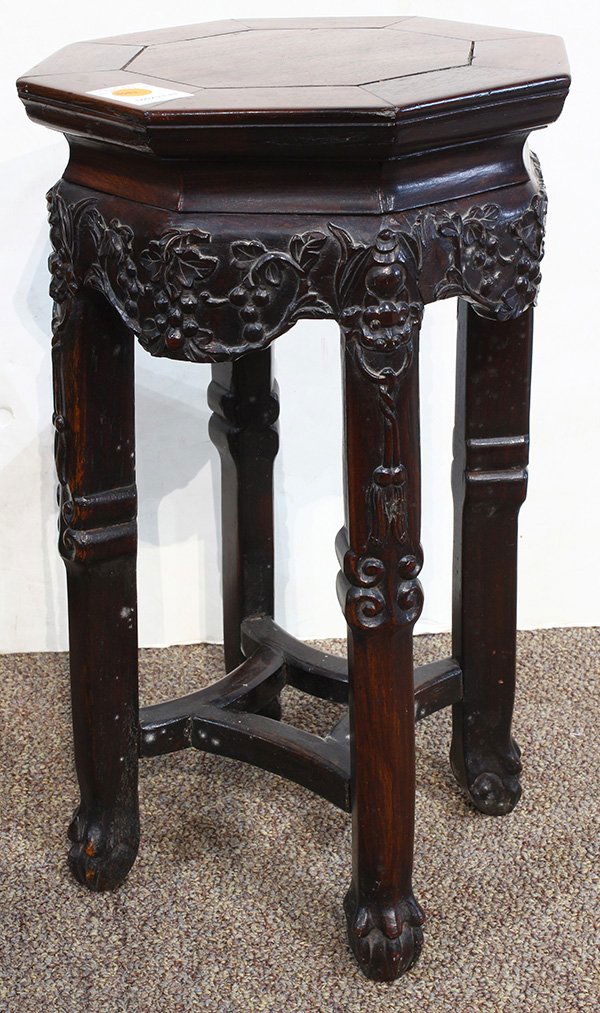 Chinese Octagonal Small Stand (1 of 7)