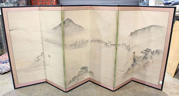 Japanese Six-panel Screen (1 of 3)