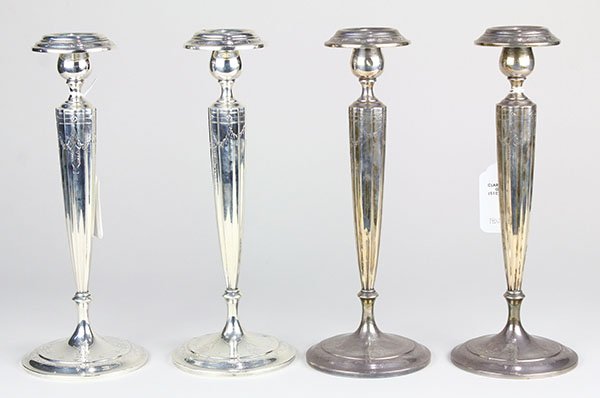 (Lot of 4) Shreve & Company sterling silver weighted (1 of 4)