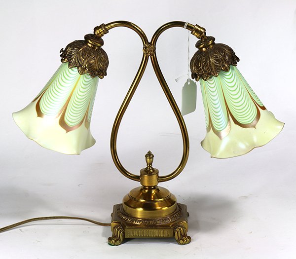 Modern art glass table lamp (1 of 1)