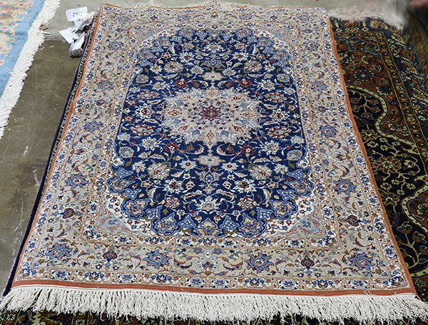 Persian Isphahan carpet, 3'3'' x 5'3" (1 of 1)