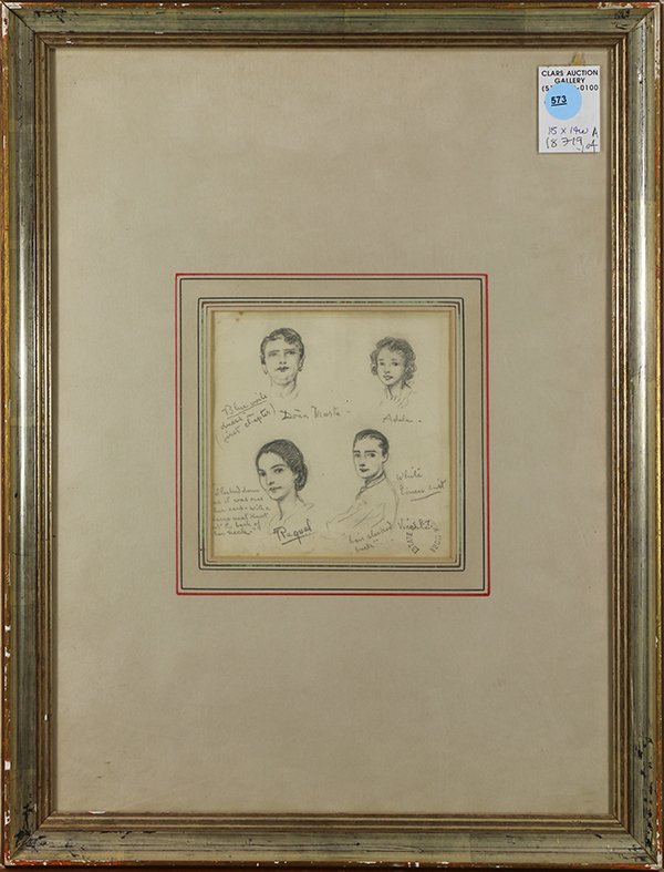 Sketch, Attributed to Francis Luis Mora (1 of 1)