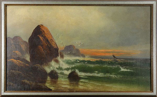 Sunset Sail, painting (1 of 1)