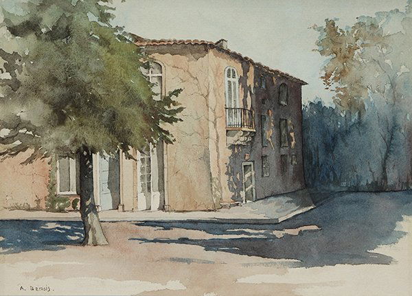 Watercolor, Nikolai Alexandrovich Benois (1 of 4)