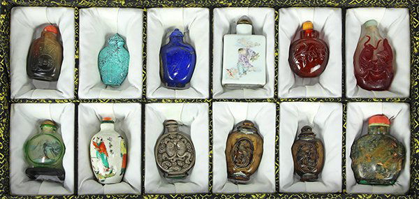 Assorted Chinese Snuff Bottles (1 of 8)