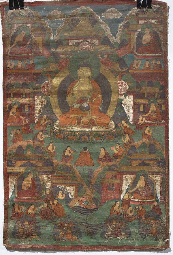Himalayan thangka, Buddha (1 of 7)