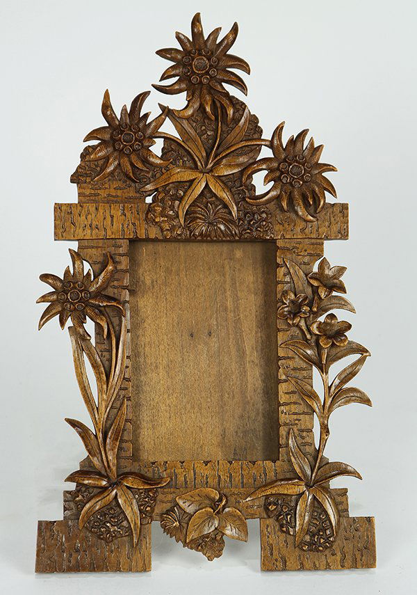 Swiss Schmid-Linder Black Forest carved wood picture (1 of 3)