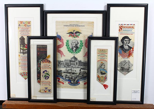 (lot of 6) Framed commemoratives consisting of a (1 of 3)