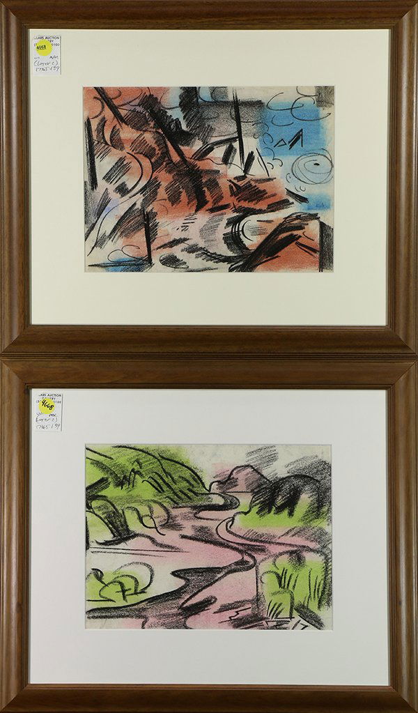 Drawings, (lot of 2) Erle Loran (1 of 1)