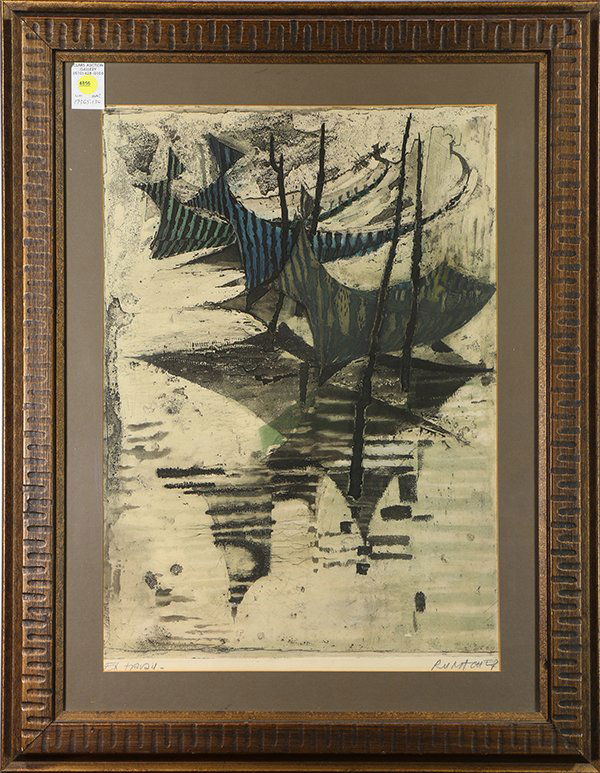 Print, Flying Kites, Mid-Century (1 of 1)