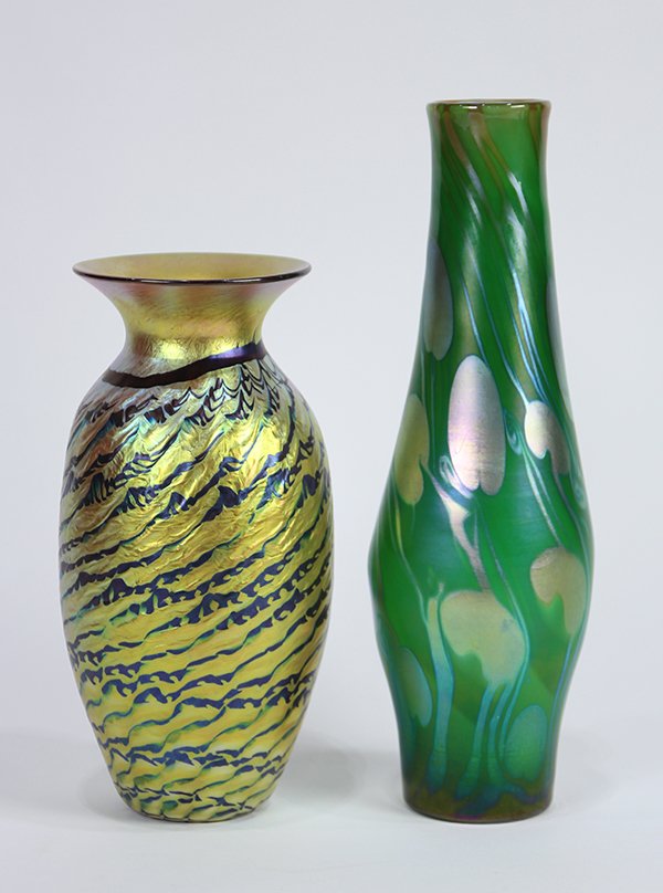 (lot of 2) Lundberg vase group (1 of 6)