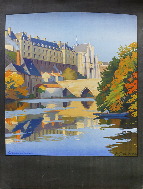 Print, Constant Duval, Chateau de Thouars (1 of 3)