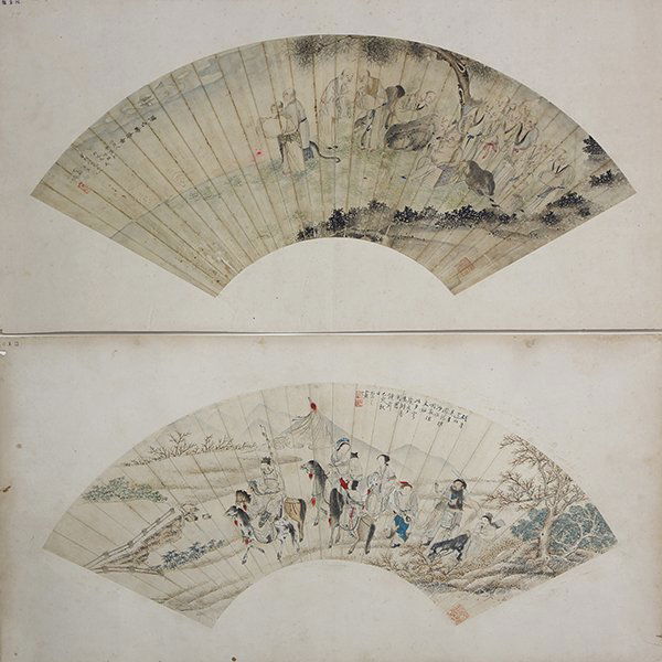 Two Chinese Fans, Figures (1 of 6)