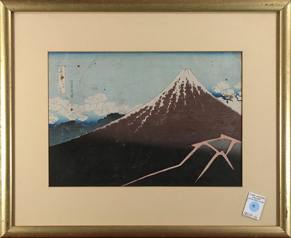 Japanese Woodblock Print, Hokusai (1 of 1)