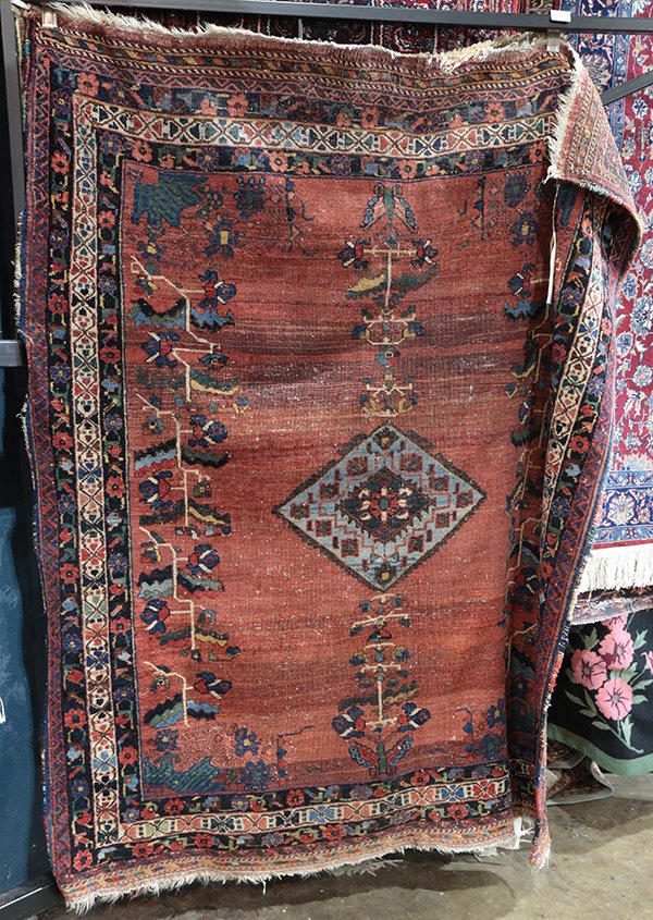 Persian Bidjar carpet, circa 1920, 4'6'' x 5'7'' (1 of 1)