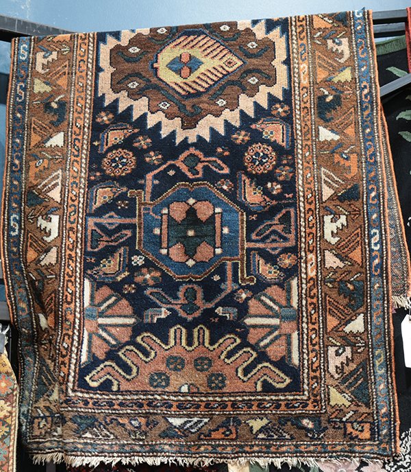 Kurdish carpet, 3' x 6' (1 of 2)