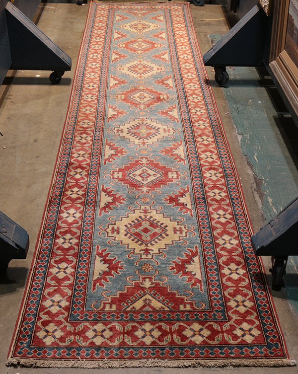 Pakistani Oushak runner,  2'11'' x 13'7'' (1 of 3)