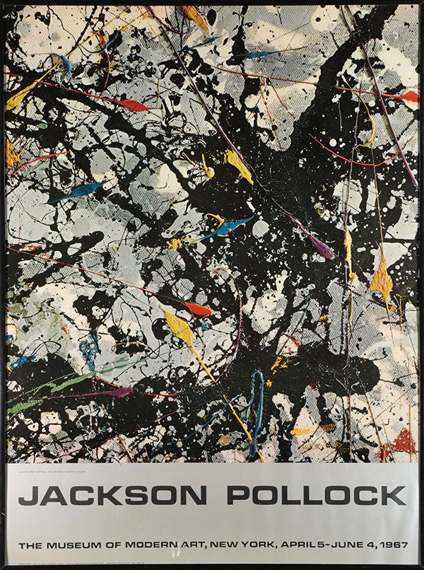 Exhibition Poster, Jackson Pollock (1 of 1)