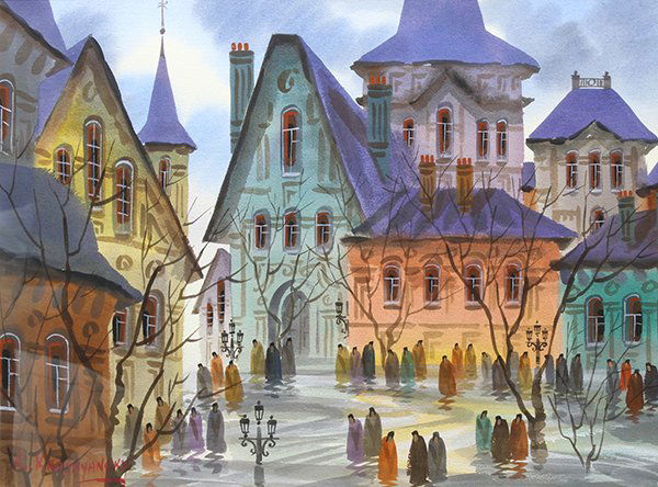 Watercolor, Anatol Krasnyansky (1 of 4)