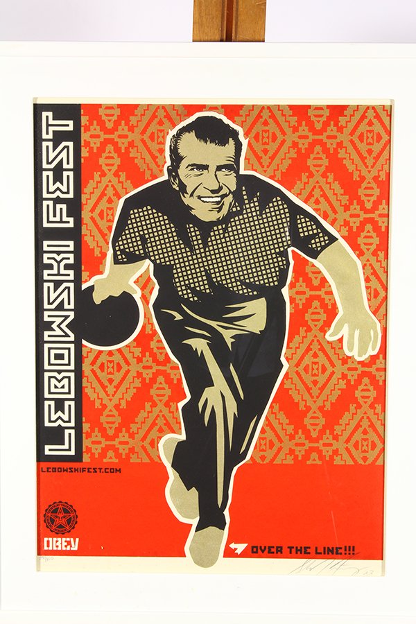 Print, Shepard Fairey, Richard Nixon Big Lebowski (1 of 4)