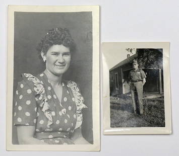 Photographs, Mike Disfarmer: (lot of 8) Mike Disfarmer (American, 1884-1959), Various Portraits, gelatin silver prints, some stamped with artist studio stamp and negative number, some inscribed with sitters' name, age, etc., size