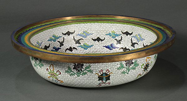 Chinese Cloisonne Basin (1 of 4)