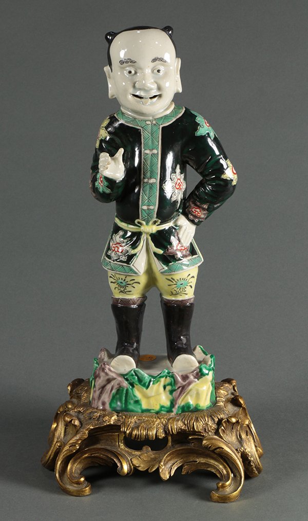 Chinese Porcelain Figure in Ormolu Mounts (1 of 7)
