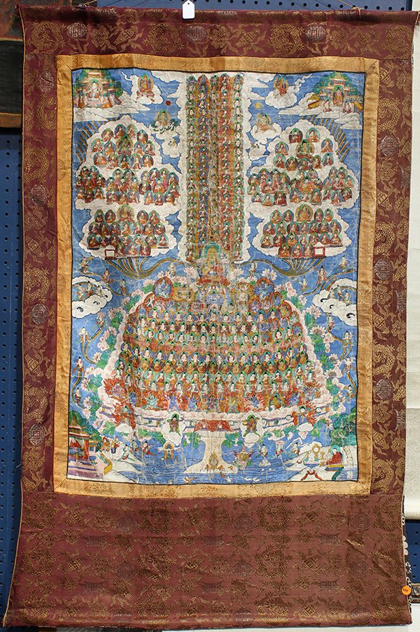 Himalayan Thangka, Lineage Tree (1 of 5)