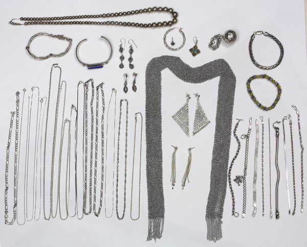 Collection of sterling silver and silver jewelry (1 of 4)