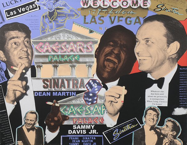 Print, Steve Kaufman, The Rat Pack (1 of 2)