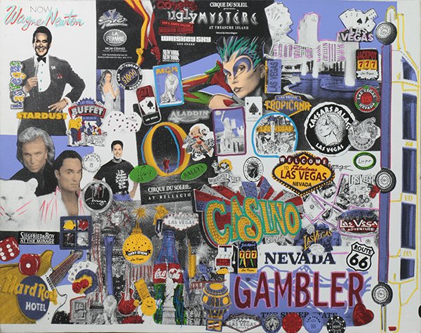 Print, Steve Kaufman, I Love Las Vegas (1 of 2)