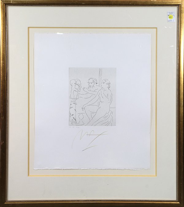 Karl Ludwig Mordstein (german, B. 1937) Etching