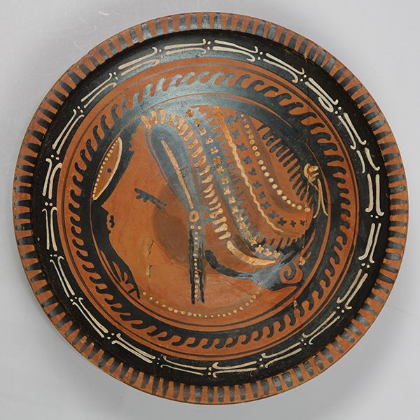 Greek plate from the Southern Italian colonies, 500-200 (1 of 4)
