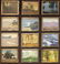 Set of 12 paintings by Karl Schmidt