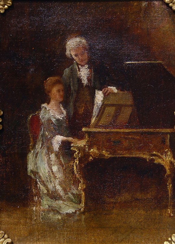 Painting, The Music Lesson (1 of 3)