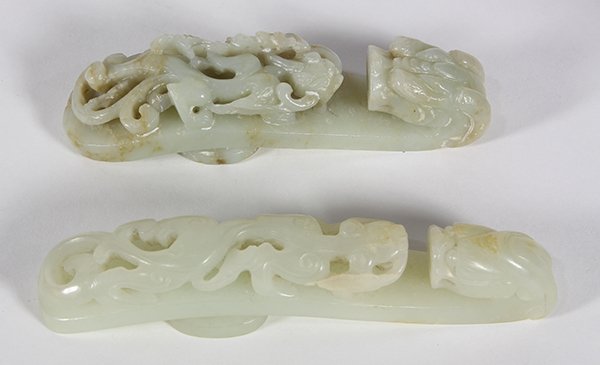 Two Chinese Jade Belt Hooks (1 of 6)