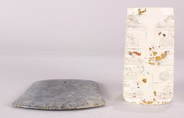 Two Chinese Stone Cong and Ax (1 of 6)